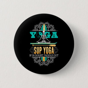 Macaron Rond 5 Cm Yoga de planche de surf debout Sup Surfing Stand U