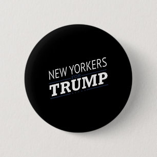 Macaron Rond 5 Cm York pour Trump 2024 - Deuxième élection président