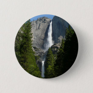 Macaron Rond 5 Cm Yosemite Falls II from Yosemite National Park