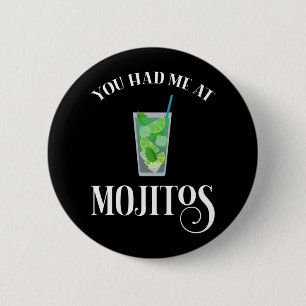 Macaron Rond 5 Cm You Had Me At Mojitos