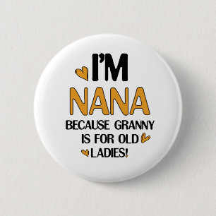 Macaron Rond 5 Cm Young Nana Graphic Nana Clipart Design Grandma Art