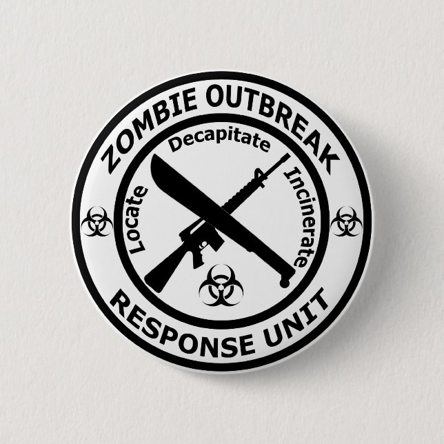 Macaron Rond 5 Cm Z.O.R.U. Bouton (Devant)