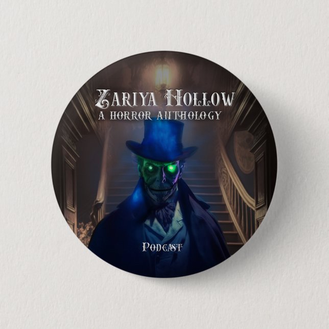 Macaron Rond 5 Cm Zariya Hollow : bouton con Logo (Devant)