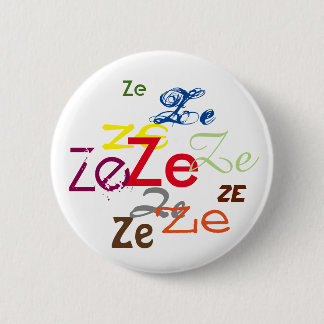 Macaron Rond 5 Cm Ze ou Pronom personnalisé partout