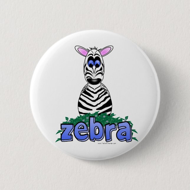 MACARON ROND 5 CM ZEBRA (Devant)