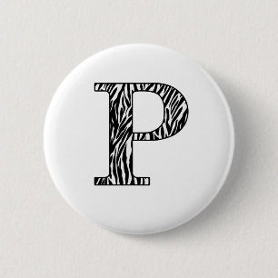 Macaron Rond 5 Cm Zèbre P de Zilly