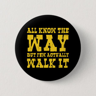 Macaron Rond 5 Cm Zen Buddhism Spaghetti Western Style Button