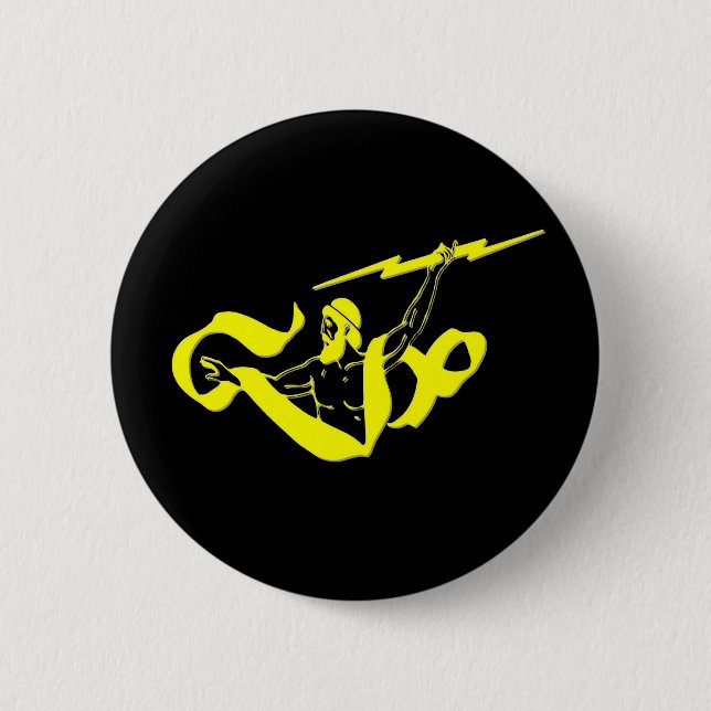 Macaron Rond 5 Cm Zeus (Devant)