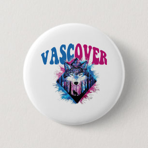 Macaron Rond 5 Cm Zidika vascover loup Essentiel