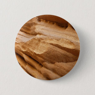 Macaron Rond 5 Cm Zion Canyon Wall II Red Rock Photographie Abstrait