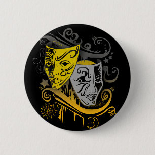 Macaron Rond 5 Cm Zodiac - Gemini