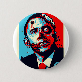 Macaron Rond 5 Cm zombi d'obama