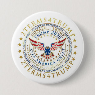 Macaron Rond 7,6 Cm 2 Termes 4 Trump