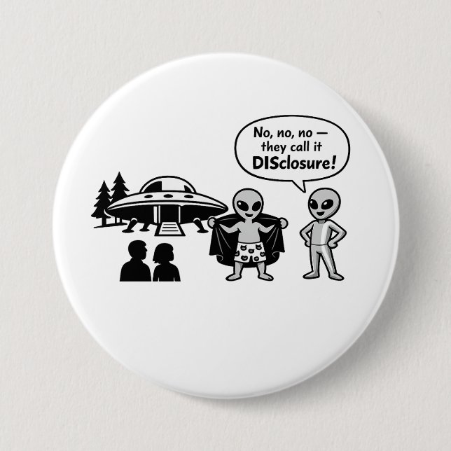 Macaron Rond 7,6 Cm A funny take on The Disclosure movement (Devant)