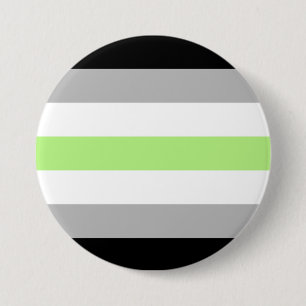 Macaron Rond 7,6 Cm Agender Pride