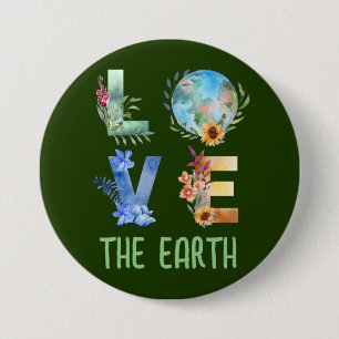MACARON ROND 7,6 CM AIMEZ LA TERRE