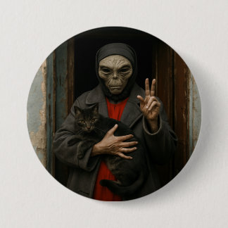 Macaron Rond 7,6 Cm Alien Love