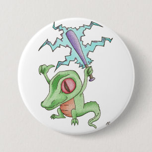 Macaron Rond 7,6 Cm Alligators !
