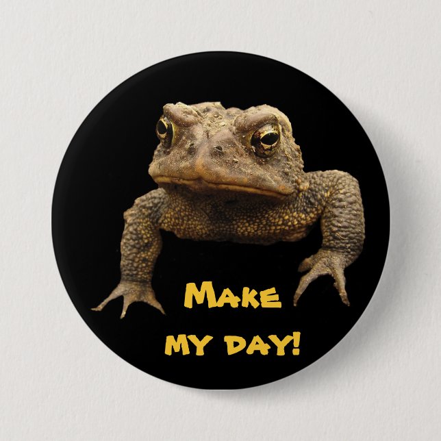 Macaron Rond 7,6 Cm American Toad (Devant)