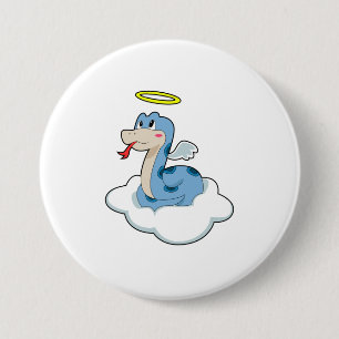Macaron Rond 7,6 Cm Angle nuage serpent