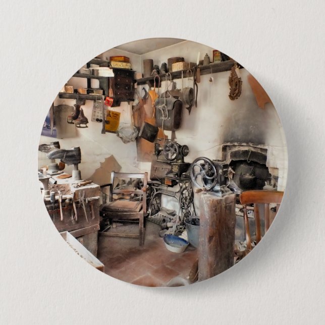 MACARON ROND 7,6 CM ANGLETERRE VICTORIENNE (Devant)