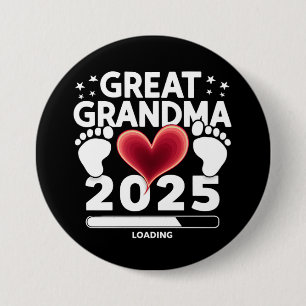Macaron Rond 7,6 Cm Arrière-mémé Chargement 2025 Annonce de grossesse