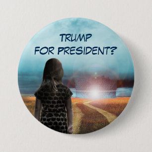 Macaron Rond 7,6 Cm Atout pour le président ?