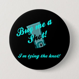 Macaron Rond 7,6 Cm Bachelorette Parti Pin Back Bouton