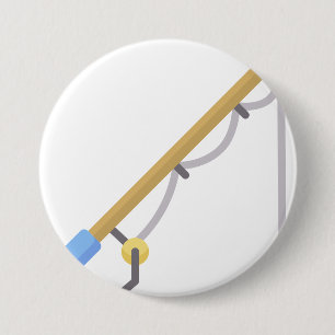 Macaron Rond 7,6 Cm Baguette de pêche