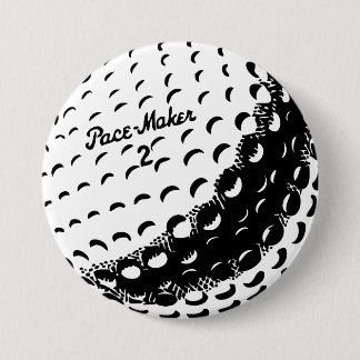 Macaron Rond 7,6 Cm Bal de golf