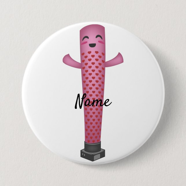 Macaron Rond 7,6 Cm Balloonman Valentin Thunder_Cove (Devant)