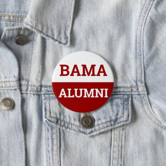 Macaron Rond 7,6 Cm Bama Alumni Bouton Jour du Jeu