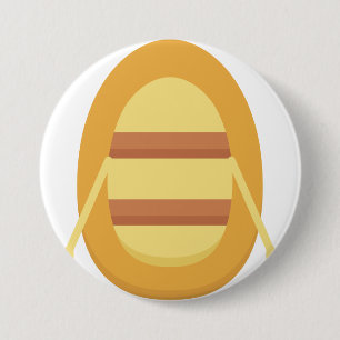 Macaron Rond 7,6 Cm Bateau à sauvetage