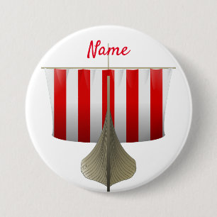 Macaron Rond 7,6 Cm Bateau Viking Thunder_Cove