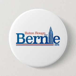 Macaron Rond 7,6 Cm Baton Rouge pour le grand bouton de Bernie |