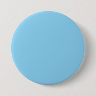 Macaron Rond 7,6 Cm Bébé bleu