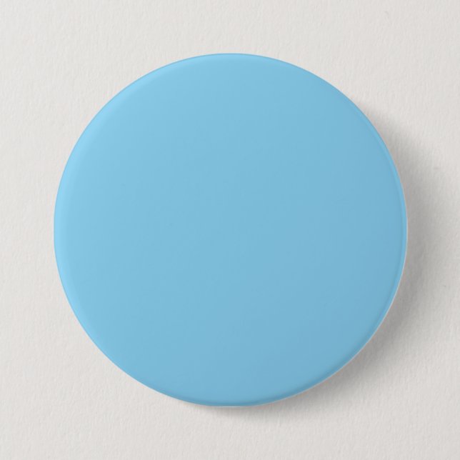 Macaron Rond 7,6 Cm Bébé bleu (Devant)