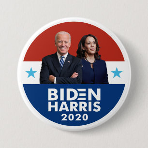 Macaron Rond 7,6 Cm Biden Harris 2020 bouton