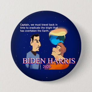 Macaron Rond 7,6 Cm Biden Harris 2020 Résistance des démocrates aux 