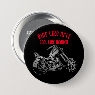 Macaron Rond 7,6 Cm Biker Heaven