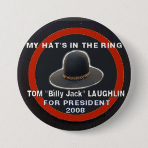 Macaron Rond 7,6 Cm Billy Jack pour le Président Button