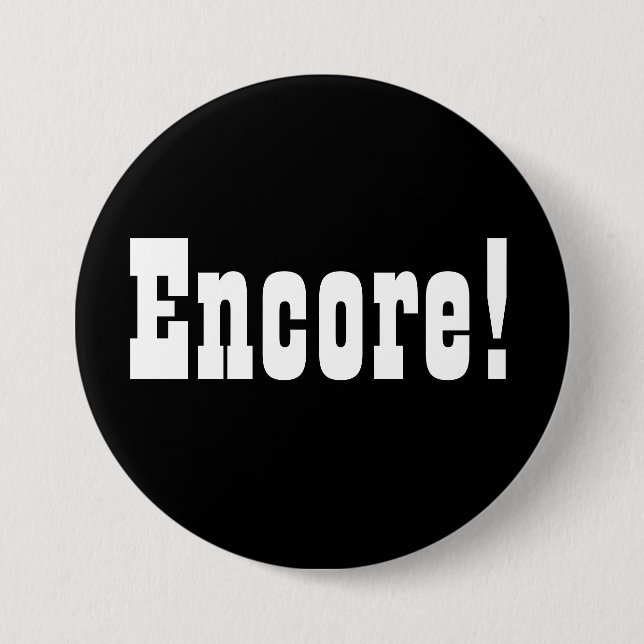 Macaron Rond 7,6 Cm Bis ! Bouton (Devant)