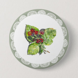 Macaron Rond 7,6 Cm BlackBerry