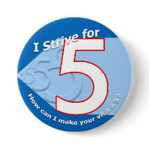 Bleu - essayez d'obtenir 5 boutons