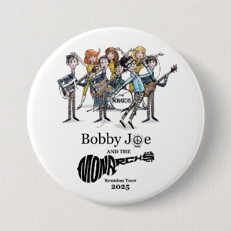 Macaron Rond 7,6 Cm Bobby Joe and The Monarchs Reunion Tour 2025