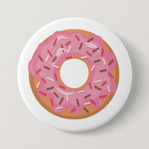 Macaron Rond 7,6 Cm Bouillie Rose Glacée Avec Des Sauces
