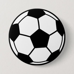 Macaron Rond 7,6 Cm Boule de football