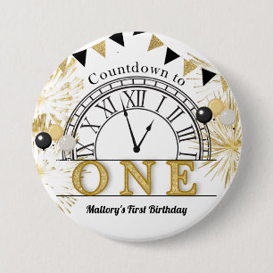 Macaron Rond 7,6 Cm Bouton
