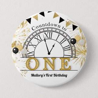 Macaron Rond 7,6 Cm Bouton