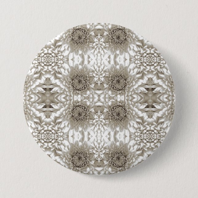 Macaron Rond 7,6 Cm Bouton (Devant)